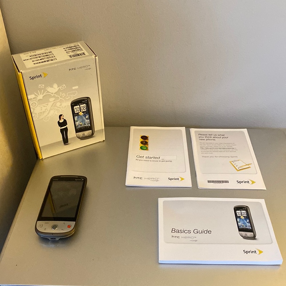 Gently used sprint hero cellphone smoke free home